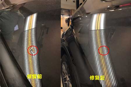 丰田CHR汽车车门小凹痕修复